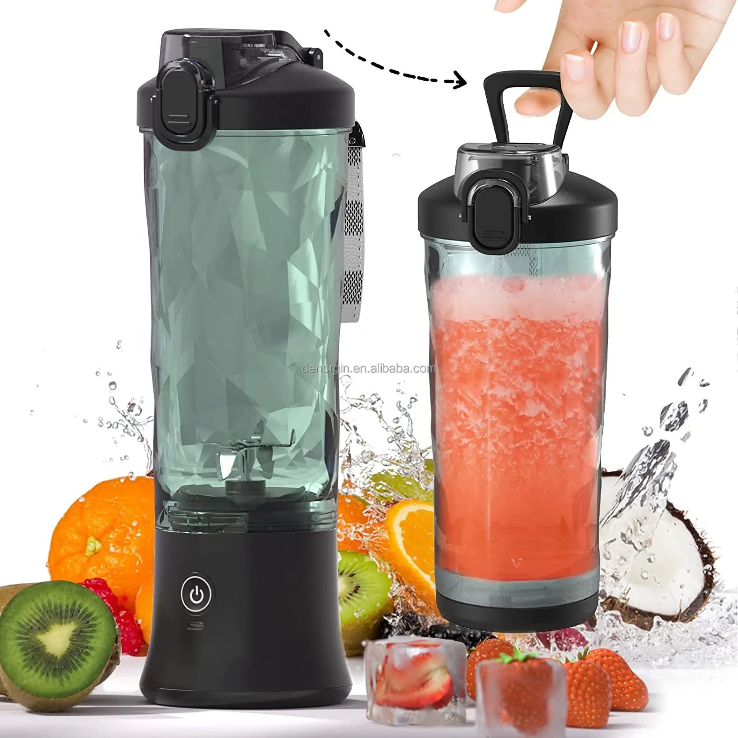 Wholesale Personal Fresh Juice Blender 600ml USB  Protein Blender