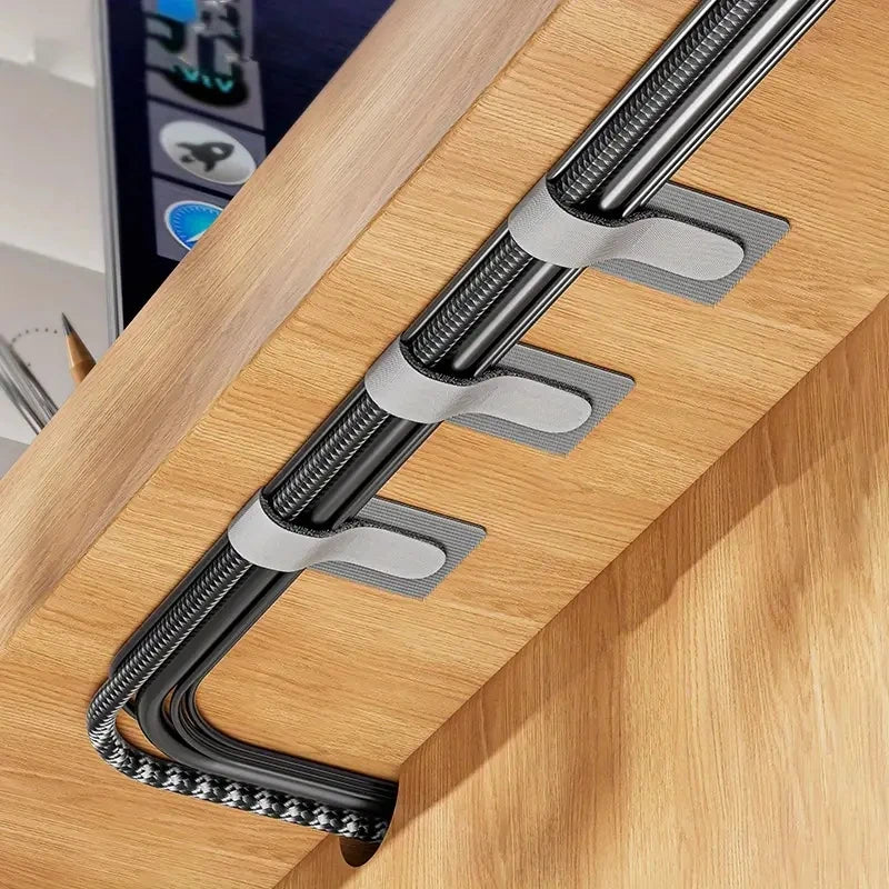 Reusable Cable Ties Fastening Wire Organizer Desk managment