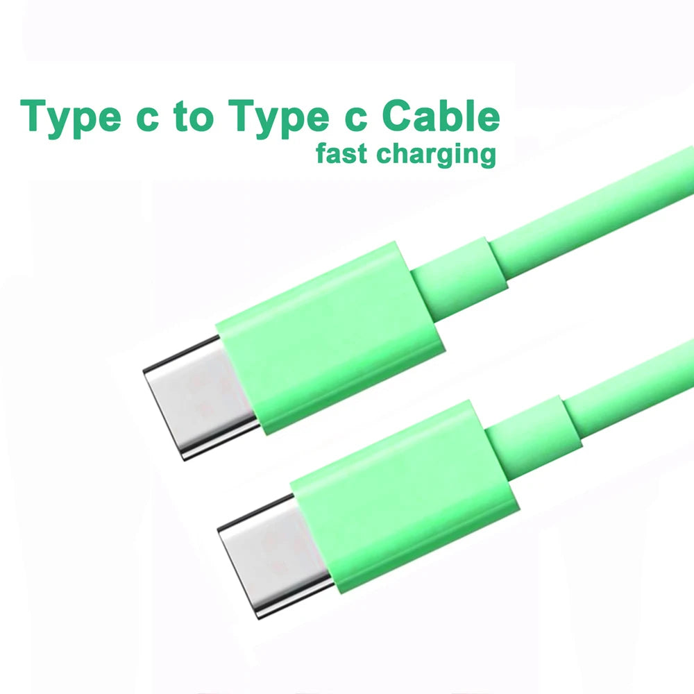 60W USB C to USB Type C Cable Fast Charge Data Cable