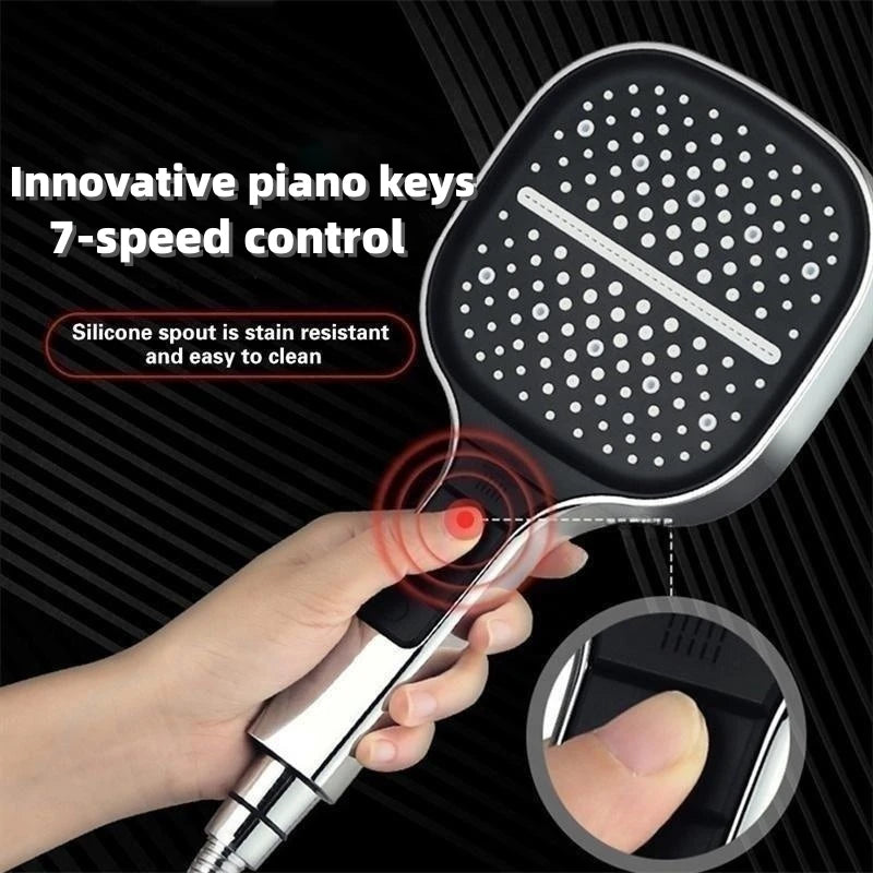 Large Shower Head 7 Modes Adjustable Shower Head Bathroom High-pressure Water