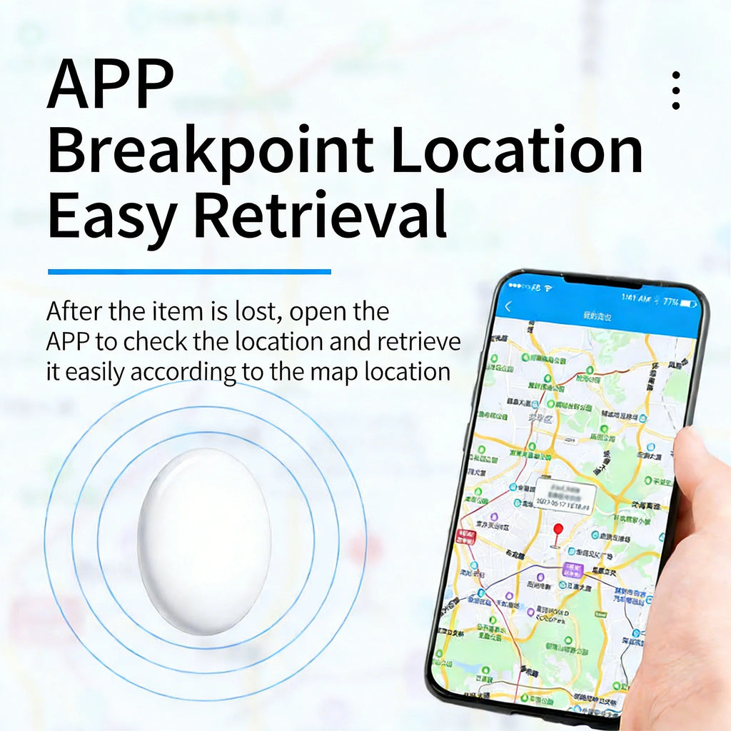 Smart Bluetooth GPS Anti-Lose Tracker Sound Locate Msg Reminder Alarm for Keys Wallets Pets Compatible i