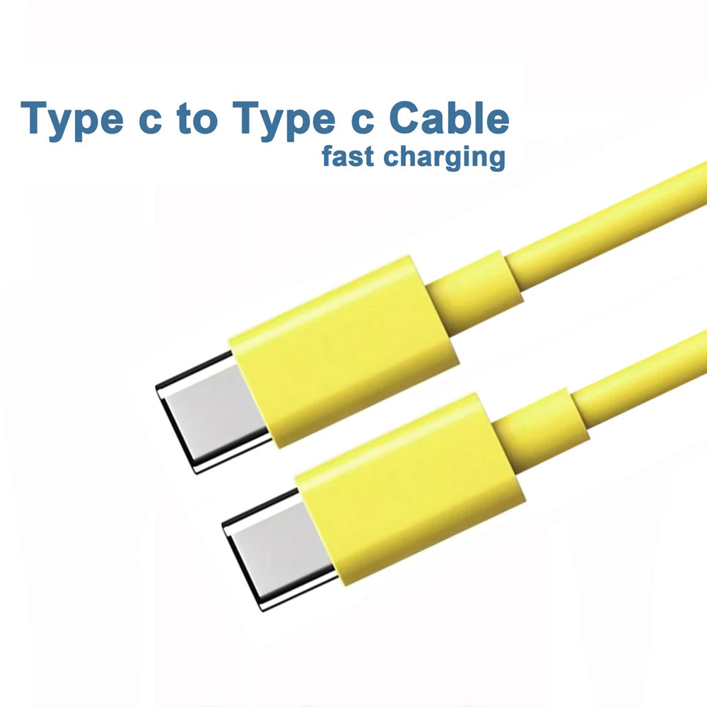60W USB C to USB Type C Cable Fast Charge Data Cable