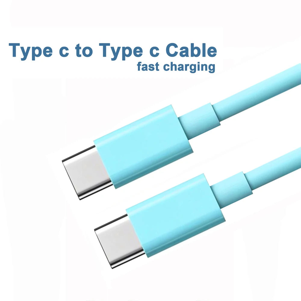 60W USB C to USB Type C Cable Fast Charge Data Cable